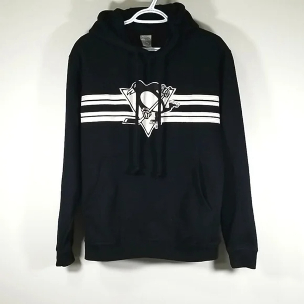 Official NHL Pittsburg Penguins Pullover Hoodie by Levelwear Size S